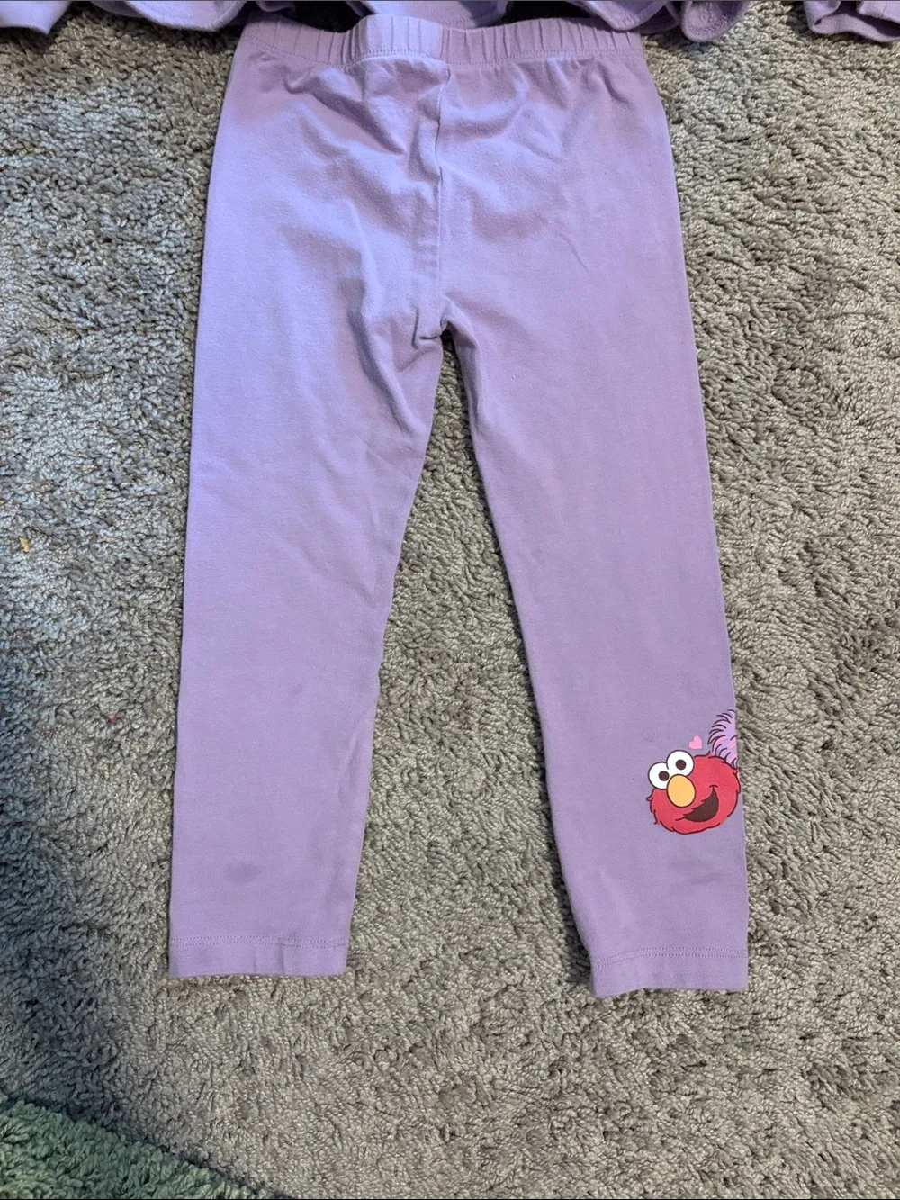 GAP Lavender Elmo & Abby Cadabby Hooded Pajama Set